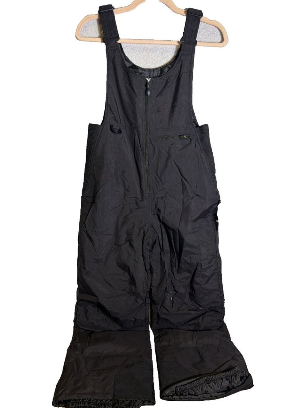NWT Outdoor Gear Youth Peak Snow Bib Black Kids Size L Ski Snowboard